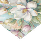 Pattern Elegant Magnolia Flowers Korte Tafelloper (Hoek)