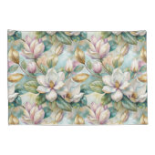 Pattern Elegant Magnolia Flowers Kussensloop (Achterkant-Rechts)