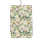 Pattern Elegant Magnolia Flowers Luchtverfrisser (Achterkant)