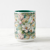 Pattern Elegant Magnolia Flowers Mok (Midden)