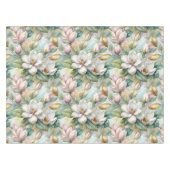 Pattern Elegant Magnolia Flowers Tafelkleed (Voorkant (Horizontaal))
