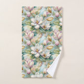 Pattern Elegant Magnolias Bad Handdoek (Handdoek)