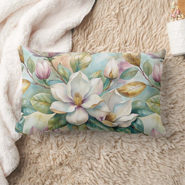 Pattern Elegant Magnolias Kussen (Deken)