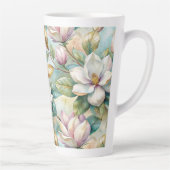 Pattern Elegant Magnolias Latte Mok (Rechts)