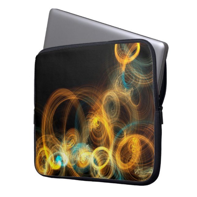 Pattern Fire Flame Business, algemeen webnet Laptop Sleeve (Voorkant Links)