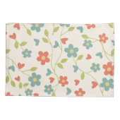 Pattern Floral Pillow Hoesje Kussensloop (Achterkant)