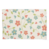 Pattern Floral Pillow Hoesje Kussensloop (Voorkant)
