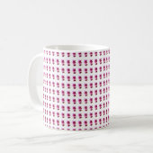 Pattern Flower jGibney The MUSEUM Zazzle Gifts Cof Koffiemok (Voorkant links)