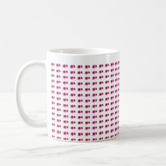 Pattern Flower jGibney The MUSEUM Zazzle Koffiemok (Links)