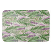 Pattern Fresh Lavender Flowers Badmat (Voorkant)