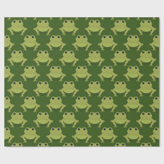 Pattern Frog Animal Cadeaupapier (Vlak)