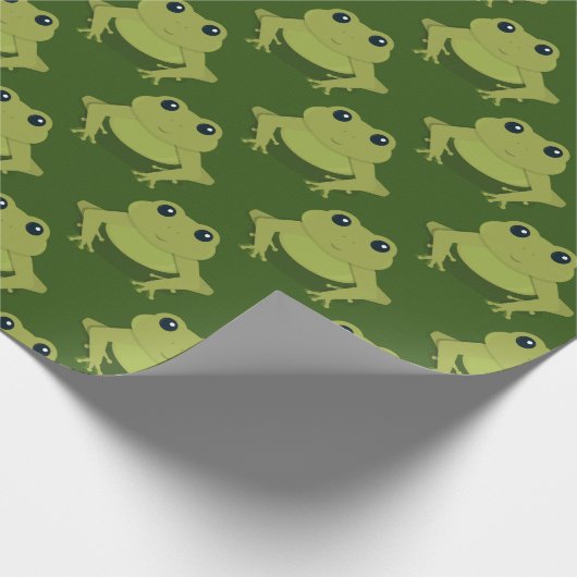 Pattern Frog Animal Cadeaupapier (Hoek)