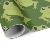 Pattern Frog Animal Cadeaupapier (Rol Hoek)