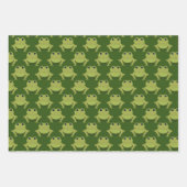 Pattern Frog Animal Inpakpapier Vel (Voorkant 3)