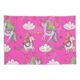 Pattern Funny Unicorn Cute Kussensloop