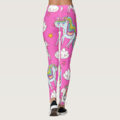 Pattern Funny Unicorn Cute Leggings (Achterkant)