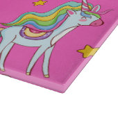 Pattern Funny Unicorn Cute Snijplank (Hoek)
