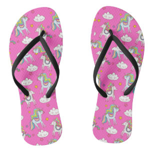 Pattern Funny Unicorn Cute Teenslippers