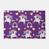 Pattern Funny Unicorn Magic Horse Cute Deurmat (Voorkant)