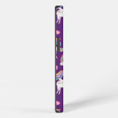 Pattern Funny Unicorn Magic Horse Cute iPhone Hoesje (Rechterkant)