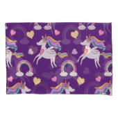 Pattern Funny Unicorn Magic Horse Cute Kussensloop (Voorkant-Links)