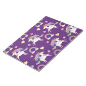 Pattern Funny Unicorn Magic Horse Cute Notitieblok (Schuin)