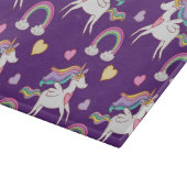Pattern Funny Unicorn Magic Horse Cute Snijplank (Hoek)