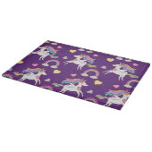 Pattern Funny Unicorn Magic Horse Cute Snijplank (Hoek)