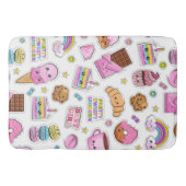 Pattern Funny Unicorn Magic Rainbow Cute Badmat (Voorkant)