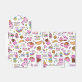 Pattern Funny Unicorn Magic Rainbow Cute Bedankdoosjes (Uitgevouwen)