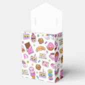 Pattern Funny Unicorn Magic Rainbow Cute Bedankdoosjes (Geopend)