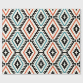 Pattern Geometric Mode Stylish Trendy Cadeaupapier (Vlak)