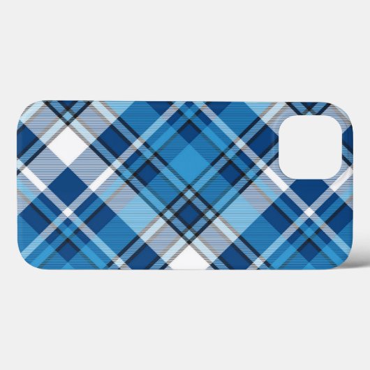 Pattern Geometric  Trendy Blue Case-Mate iPhone Case (Achterkant (horizontaal))