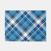Pattern Geometric Trendy Blue Deurmat (Voorkant)