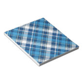 Pattern Geometric Trendy Blue Notitieblok (Schuin)
