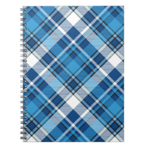 Pattern Geometric Trendy Blue Notitieboek