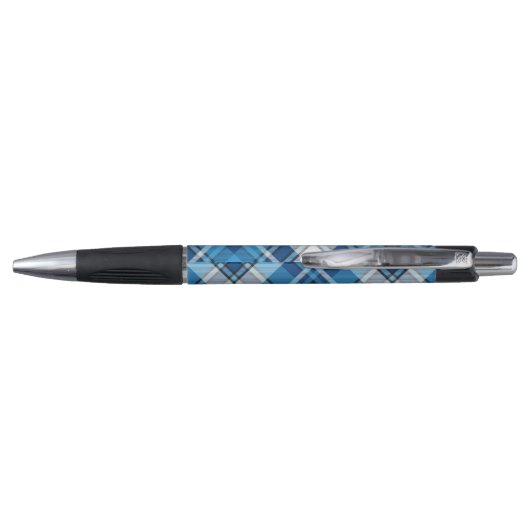 Pattern Geometric  Trendy Blue Pen (Achterkant)