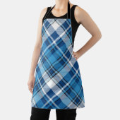 Pattern Geometric  Trendy Blue Schort (Insitu)