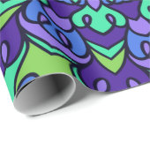 Pattern Geometric Trendy Cute Cadeaupapier (Rol Hoek)