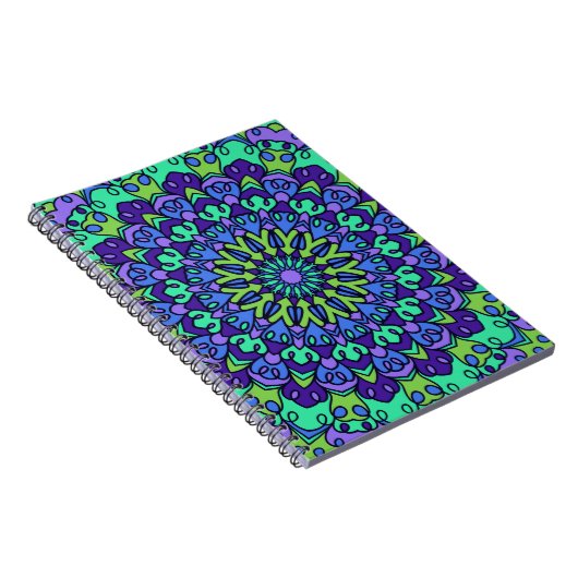 Pattern Geometric Trendy Cute Notitieboek (Rechterzijde)