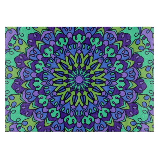 Pattern Geometric Trendy Cute Snijplank (Voorkant)