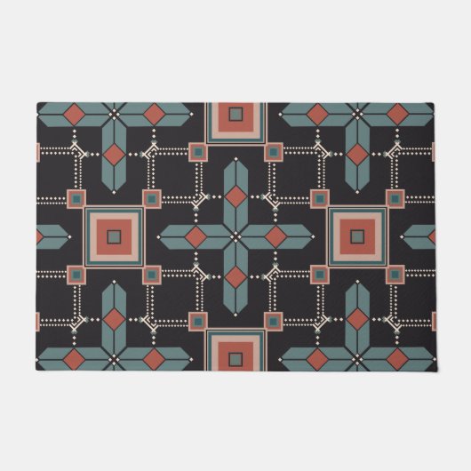 Pattern Geometric  Trendy Deurmat (Voorkant)
