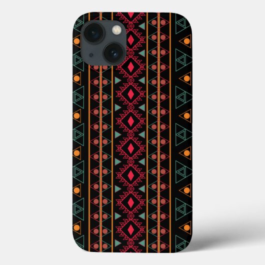 Pattern Geometric Trendy Stylish Colorful Case-Mate iPhone Case (Achterkant)