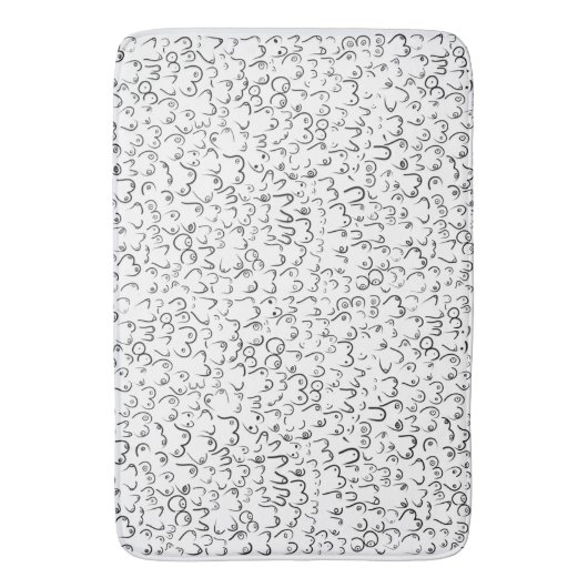 Pattern grappige humor badmat (Voorkant Verticaal)