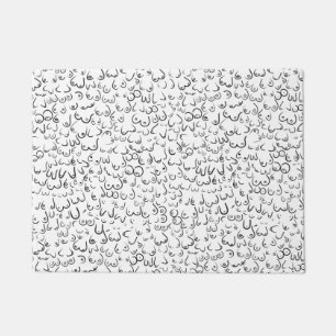 Pattern grappige humor deurmat