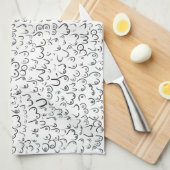 Pattern grappige humor theedoek (Quarter Fold)