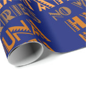 Pattern Hakuna Matata, geen zorgen in Swahili Cadeaupapier (Rol Hoek)