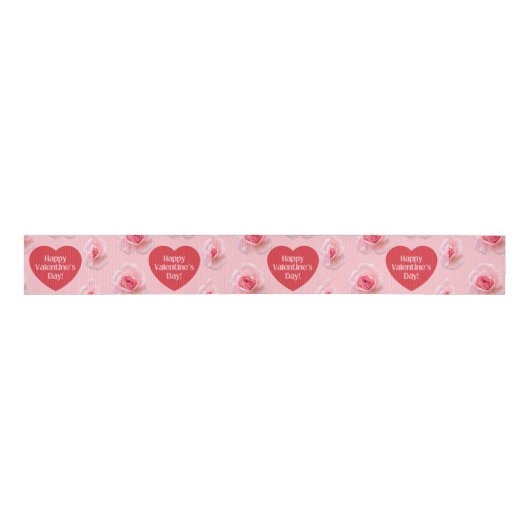 Pattern Happy Valentine`s Day 2023 Background      Grosgrain Lint (Voorkant)
