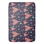 Pattern Hearts Colorful Girly Modern Cute Badmat (Voorkant Verticaal)