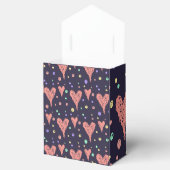 Pattern Hearts Colorful Girly Modern Cute Bedankdoosjes (Geopend)